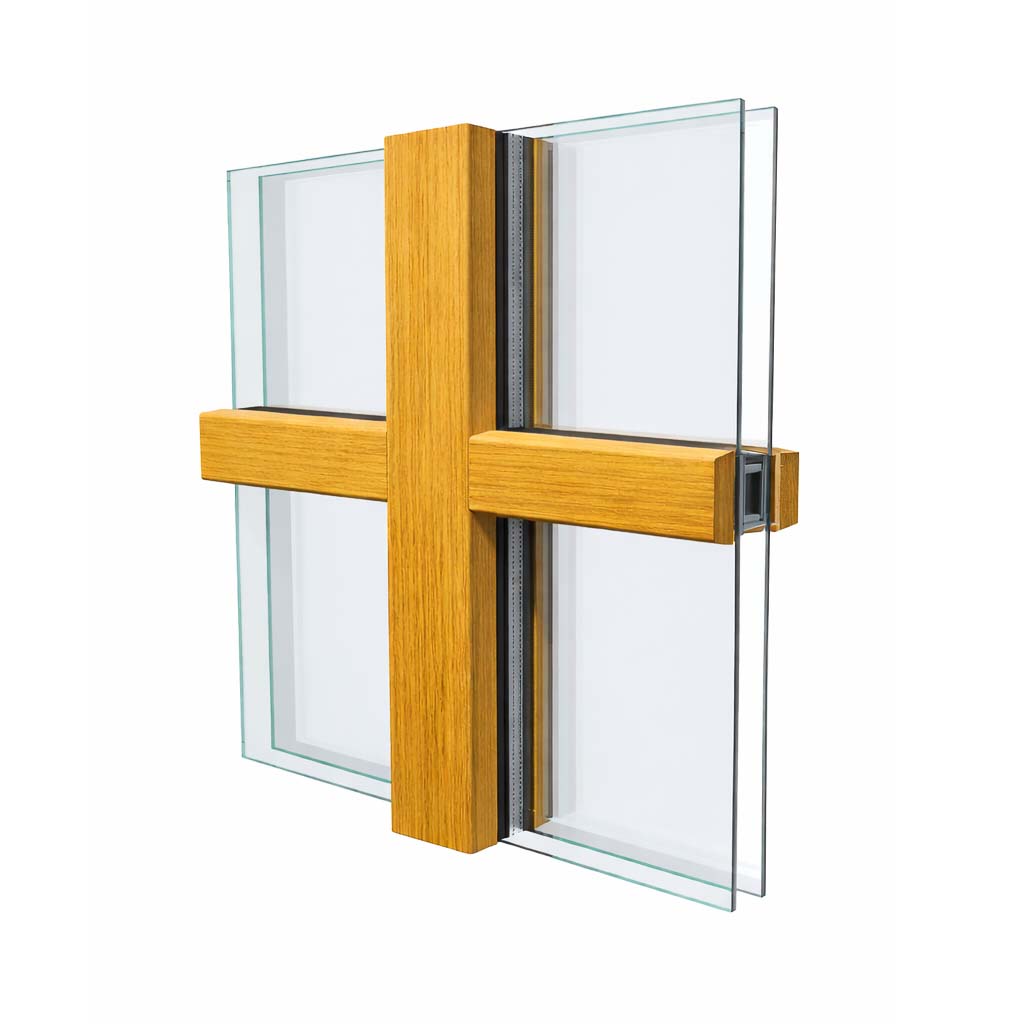 Aufgeklebte Sprossen mit oder ohne Abstandhalter